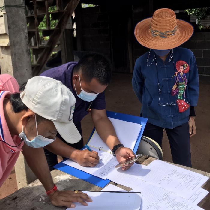 สำรวจความเสียหาย เหตุวาตภัย เมื่อวันที่ 28 เมษายน  2565