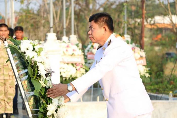 "บวงสรวงดวงทิพย์วิญญาณท่านท้าวสุรนารี"  พิธีบำเพ็ญกุศลและพิธีบวงสรวงดวงวิญญาณท่านท้าวสุรนารี (คุณย่าโม) พร้อมวางพวงมาลาสักการะ ประจำปี 2568
